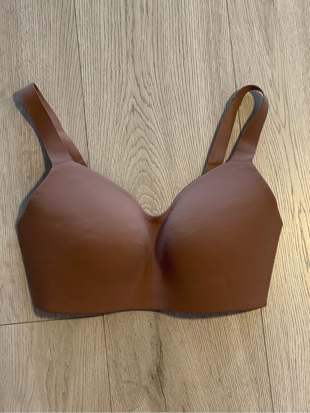 Lululemon Hold True Bra - Tan Brown Wireless Moulded Bralette